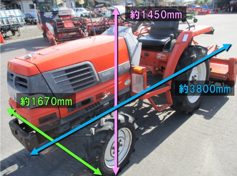 鹿児島発 クボタ 31馬力 トラクターGL301 パワステ モンローオート 逆転PTO